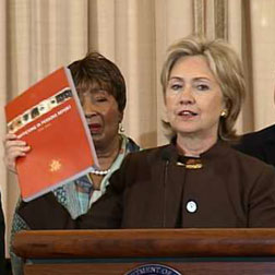 Hilary Clinton, Trafficking Report