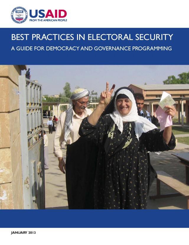 Electoral Security Best Practices USAID