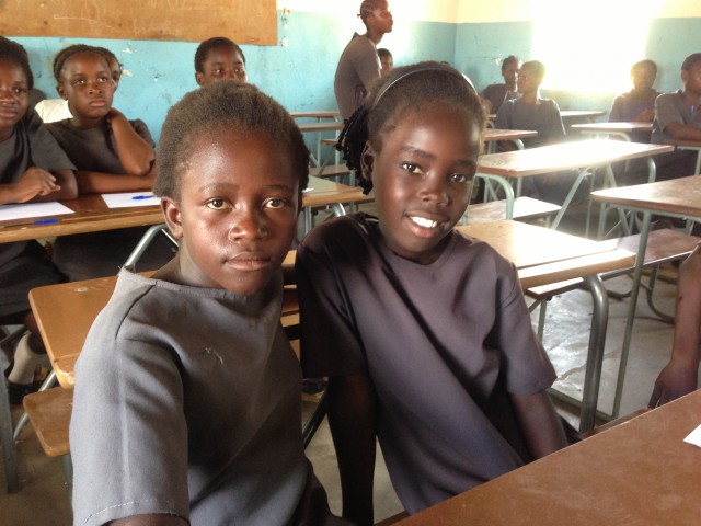 Smiling girls