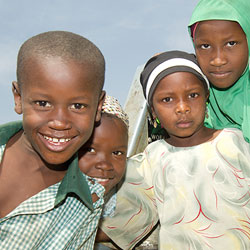 Nigerian Child Writing