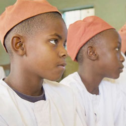 Nigerian Boys Learning