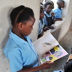 Zambian Girl Reading