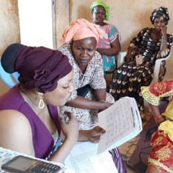 A focus group of women in Mali.