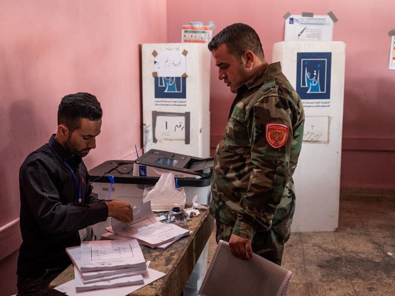 voting in Iraq
